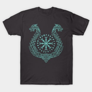 Helm of Awe (Ægishjálmr ) Symbol of Protection & Victory T-Shirt